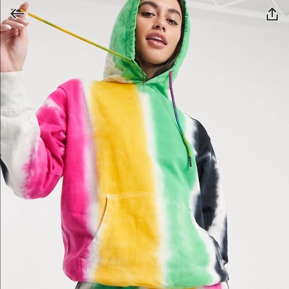 Chinatown Market Tie Dye Hoodie - Picture 4 of 12